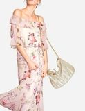 Maxi šaty s kvetinovou potlačou Rick Cardona, ružovo-farebné