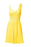 Žlté koktailové šaty Ashley Brooke event