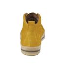 Kožené vysoké sneaker tenisky Gabor, žlté