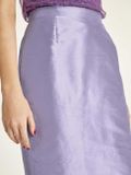 Hodvábna sukňa Heine, fialová