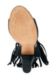 Kožené sandále so strapcami Heine