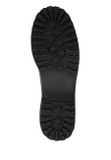 Kožené šnurovacie členkové topánky Heine, čierna