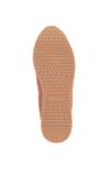 Kožené prešívané slipper topánky s ozdobnou retiazkou Heine, oranžová
