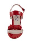 Lakované sandále Heine, červené