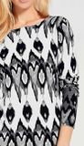 Pletené vzorované šaty Linea Tesini, sivo-farebné
