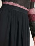 Maxi šifónová sukňa Heine, čierna