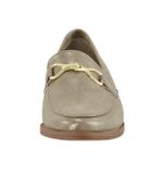 Slipper topánky Heine, sivo-béžovo-zlaté