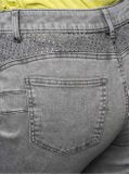 Push-up džínsy v 5-vreckovom dizajne Rick Cardona, svetlosivé