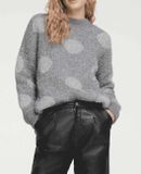 Fleecový pulover Linea Tesini, šedo-strieborný