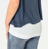 Džersejové tričko + top Linea Tesini, modro-krémové