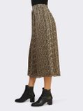 Plisovaná sukňa Linea Tesini, sivobéžovo-okrová