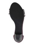 Heine sandále, bordovo-farebno-čierne