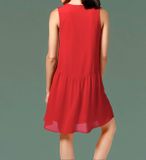 Šifónové šaty Babydoll Heine B.C., červené
