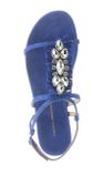 Kožené sandále Guido Maria Kretschmer, modrá