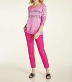 Bavlnené tričko s nápisom Heine, ružové