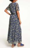 Maxi šaty s kvetovanou potlačou Linea Tesini, farebné