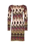 Pletené vzorované šaty Linea Tesini, viacfarebné