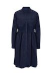 Košeľové menčestrové šaty Linea Tesini, modrá