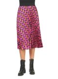 Plisovaná sukňa s grafickým vzorom Rick Cardona, viacfarebná