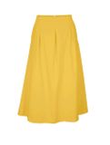 Skladaná strečová sukňa Heine, žltá