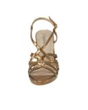 Remienkové sandále Heine, bronzovej farby