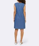 Púzdrové rifľové šaty Linea Tesini, modré