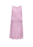 Hodvábne vrstvené šaty Linea Tesini, staroružová