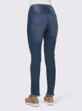 Strečové džínsy s opaskom Linea Tesini, modré
