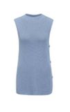 Bavlnená pulóvrová vesta Création L Premium, modrá