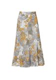 Lyocellová sukňa s kvetinovou potlačou Création L, farebná