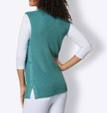 Bavlnená pulóvrová vesta Création L Premium, zelená