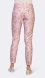 Strečové nohavice s kvetinovou potlačou Linea Tesini, viacfarebné