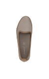 Kožené slipper topánky Andrea Conti, sivo-hnedé