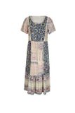 Šaty s Patchvork potlačou Linea Tesini, viacfarebné