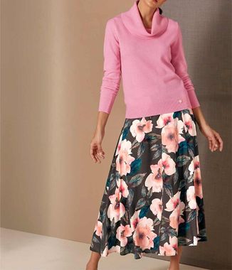 Modalová sukňa s potlačou Création L Premium, viacfarebná