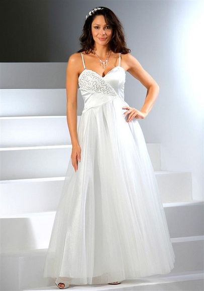 Svadobné šaty Laura Scott Wedding vyšívané korálkami, biele
