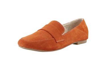 Semišové topánky Andrea Conti, oranžové
